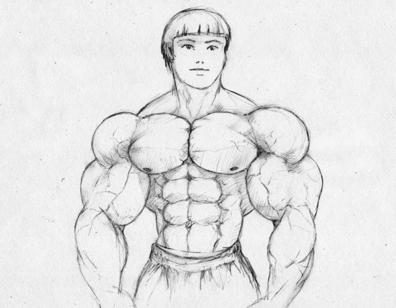 Намальований чоловік