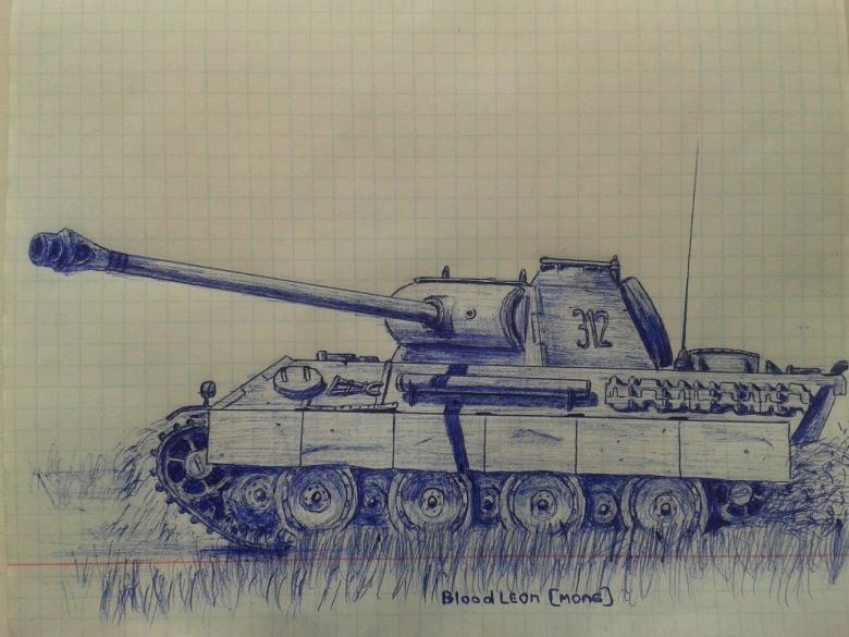 Намальований танк