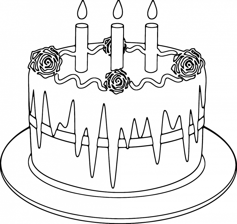 Намальований торт