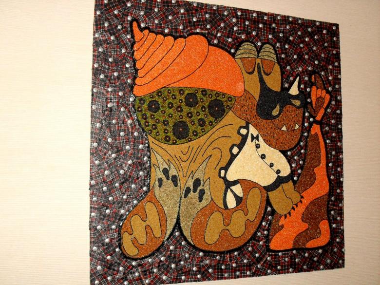 Картини з крупи