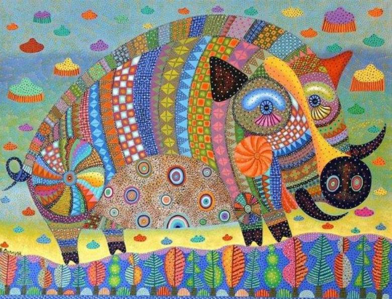 Картини з клаптиків тканини