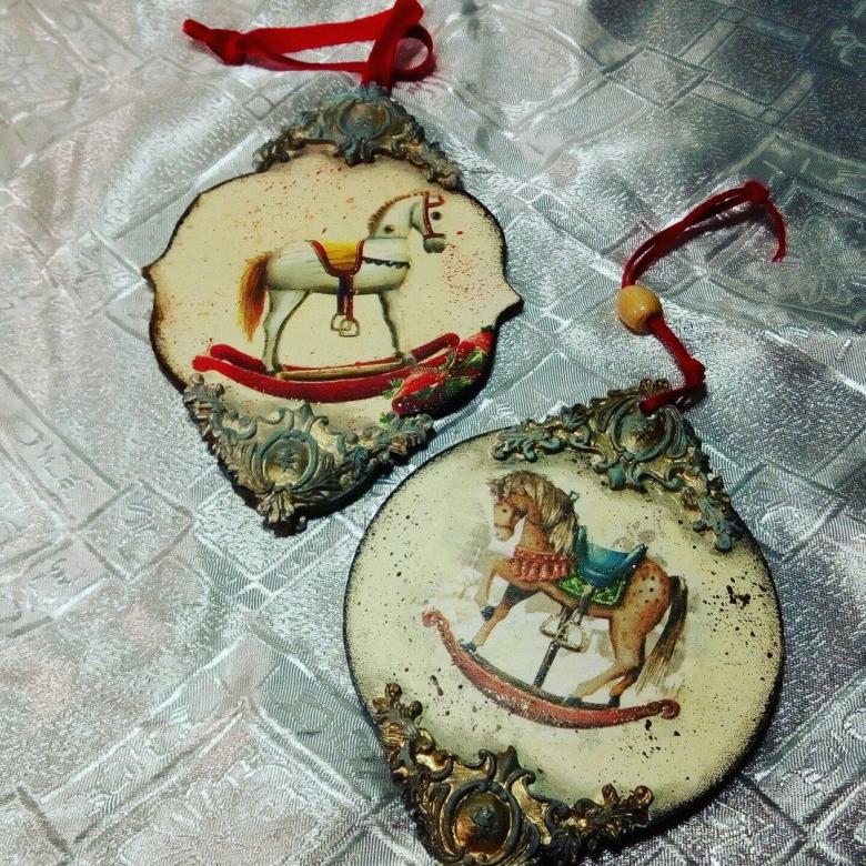 Новорічний декупаж