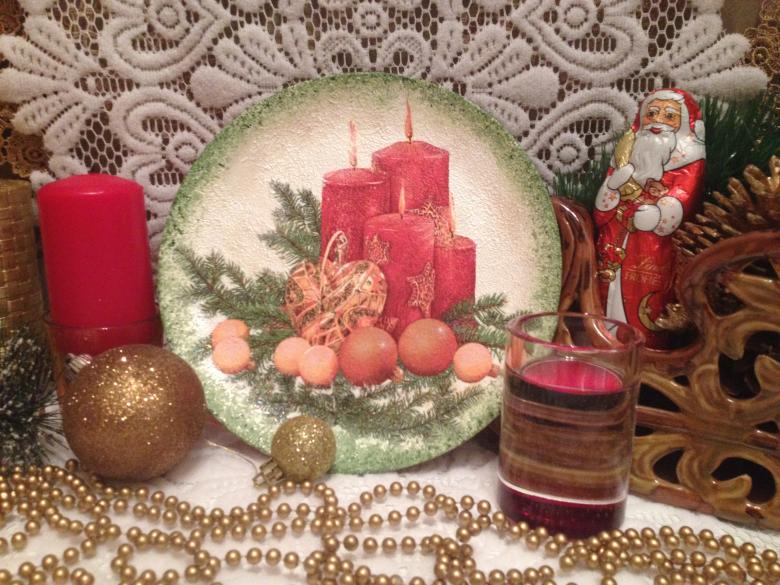 Новорічний декупаж