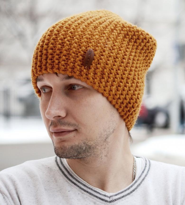 В'язання шапки біні спицями та гачком