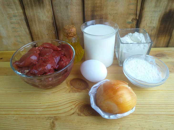 Млинці з печінки - м'які та смачні