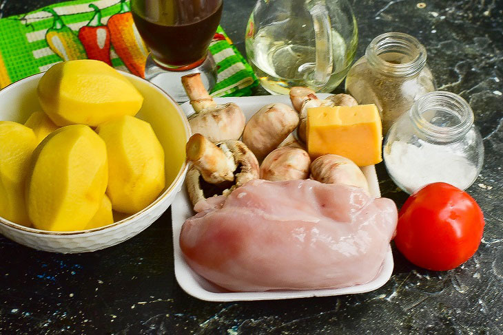 Курка з печериць по-купецьки