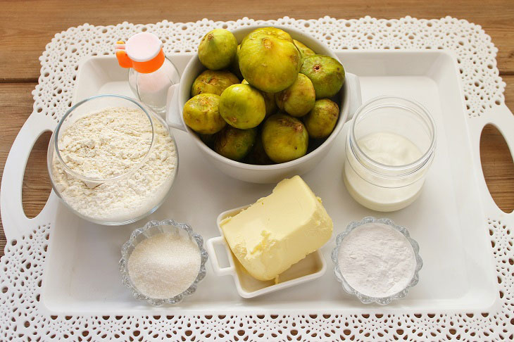 Галета з інжиром - легка та смачна французька випічка